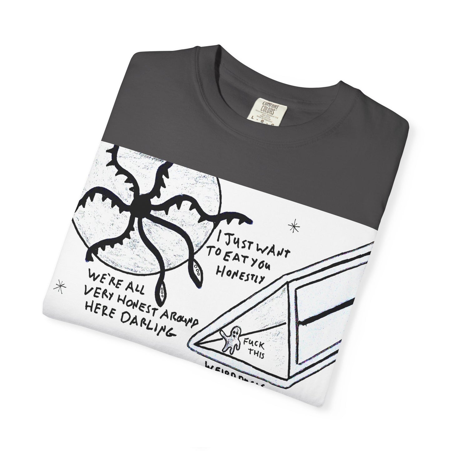 Space Duck Tentacles Portal T-Shirt | Cosmic Octopus Illustration