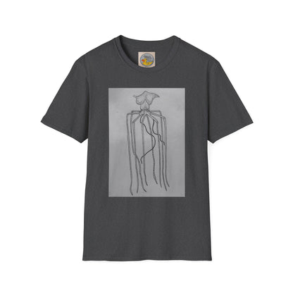 Mighty Magnapinna Squid Print T-Shirt | Creepy Deep Ocean Art Tee