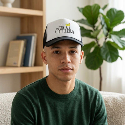 Odd Duck Trucker Cap | Mental Health Awareness, Hand Drawn Design
