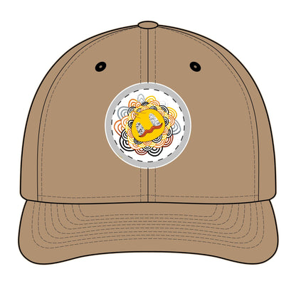 TheOddDuckBar Mascot Embroidered Trucker Cap | Mandala Logo Snapback Hat
