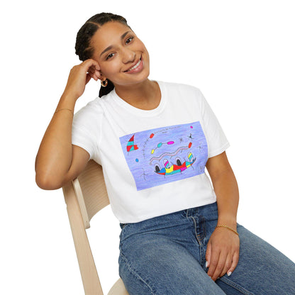Joan Miro Inspired Abstract Duck T-Shirt | Surrealist Animal Art Tee