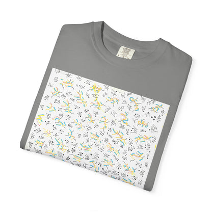 Scribble Art T-shirt | Abstract Doodle Graphic, Hand-Drawn Line Design