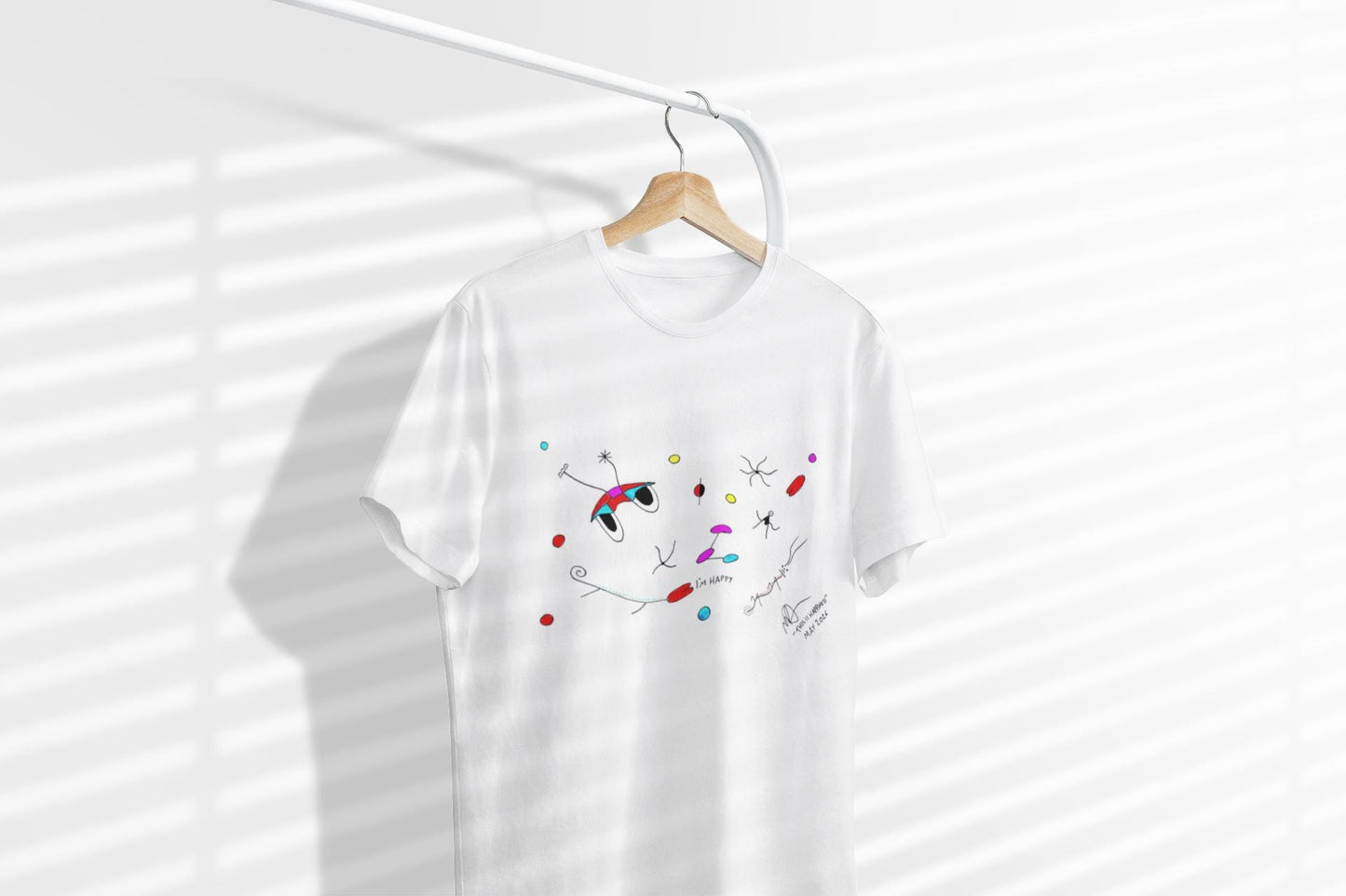 Abstract Duck Art Tee | Hand Drawn Surrealist Print, UK Artist