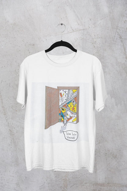 Step Into Yourself | Motivational T-shirt | Shadow Work | Hand Drawn | U.K. Artist