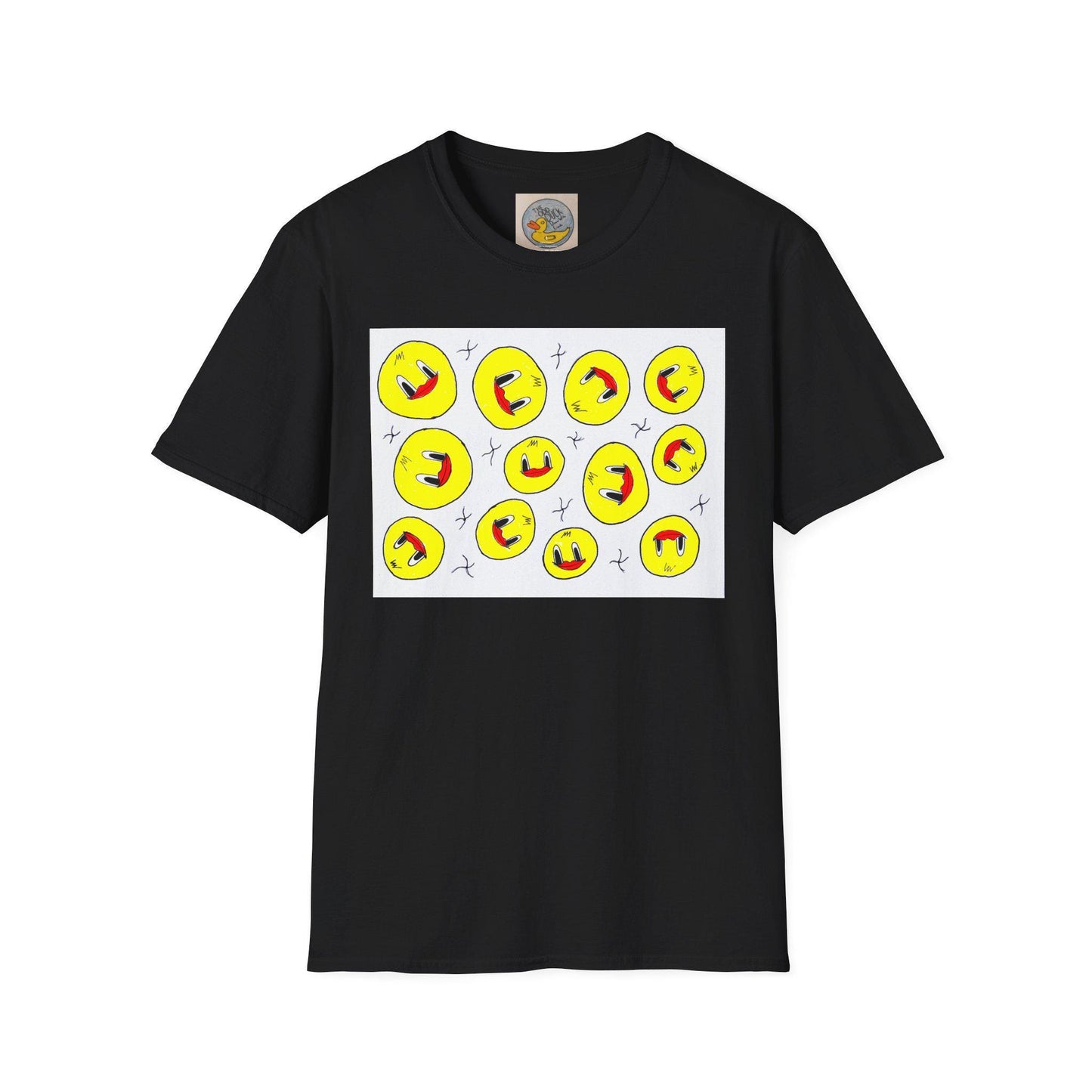 Smug Ducks Bubble Tee | Psychedelic Hand Drawn Animal Art T-Shirt