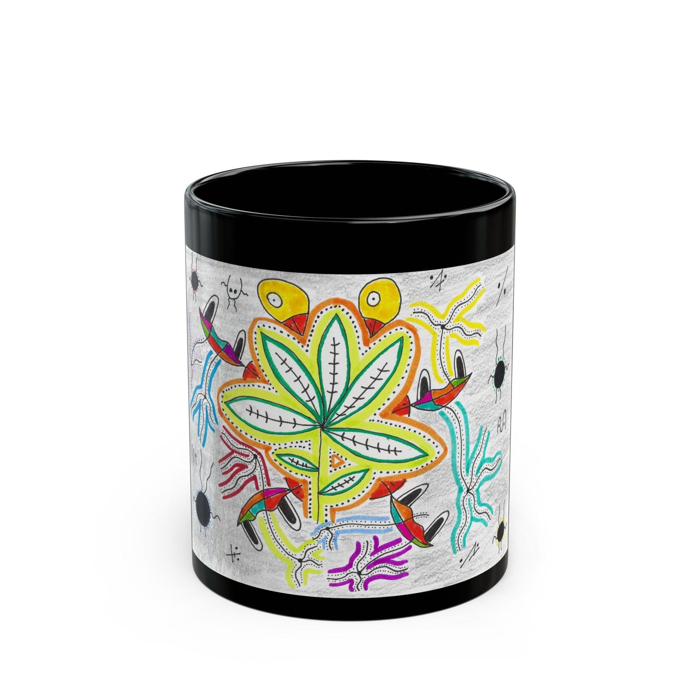 OddDuckBar Black Eyed Duck Nature Illustration Mug | 11oz 15oz