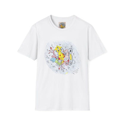 Duck Mandala Octopus Tee | Surreal Abstract Merging Objects