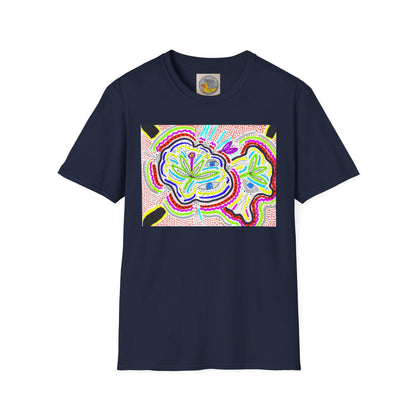 Surreal Garden eyes & bugs abstract tee | Hand drawn art | Bipolar Art