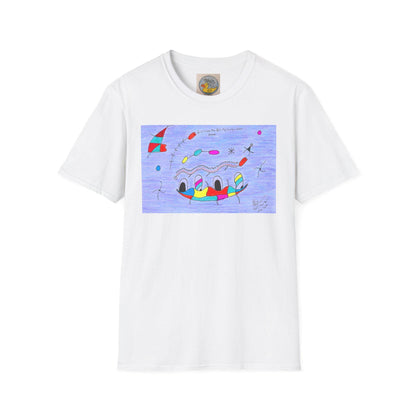 Joan Miro Inspired Abstract Duck T-Shirt | Surrealist Animal Art Tee