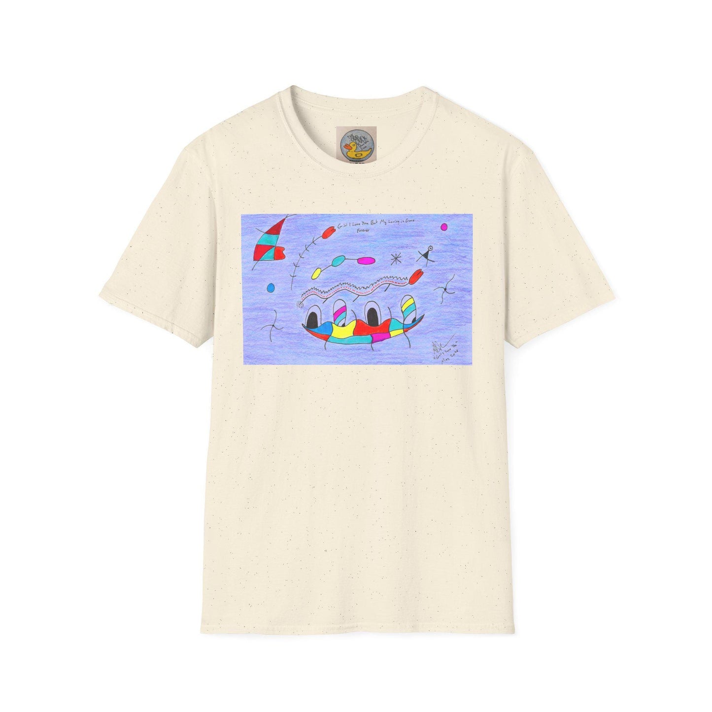 Joan Miro Inspired Abstract Duck T-Shirt | Surrealist Animal Art Tee