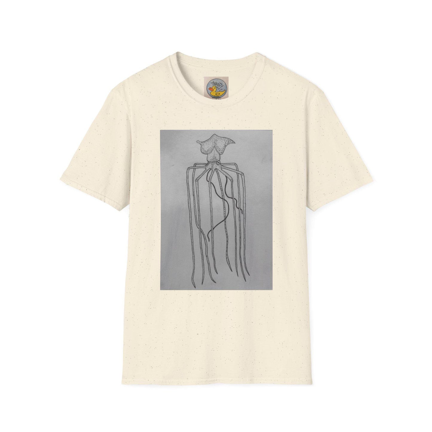 Mighty Magnapinna Squid Print T-Shirt | Creepy Deep Ocean Art Tee