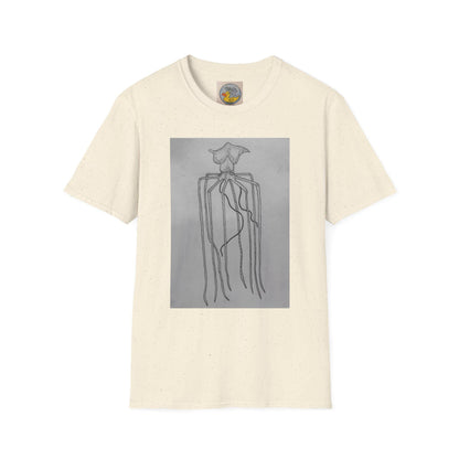 Mighty Magnapinna Squid Print T-Shirt | Creepy Deep Ocean Art Tee