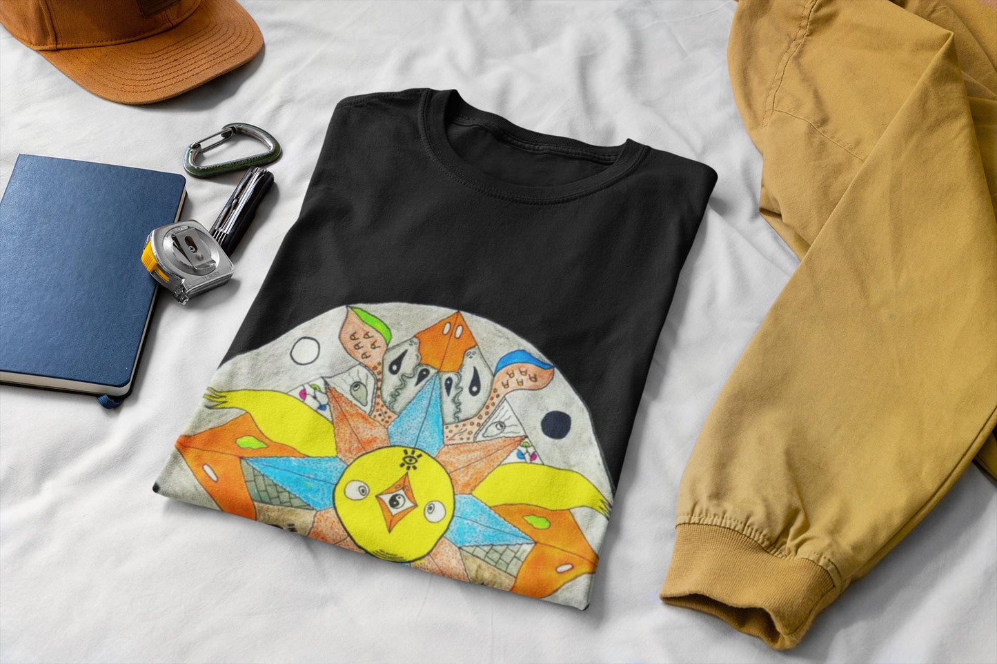 Duck Mandala Print Tee | Psychedelic Animal Art T-Shirt