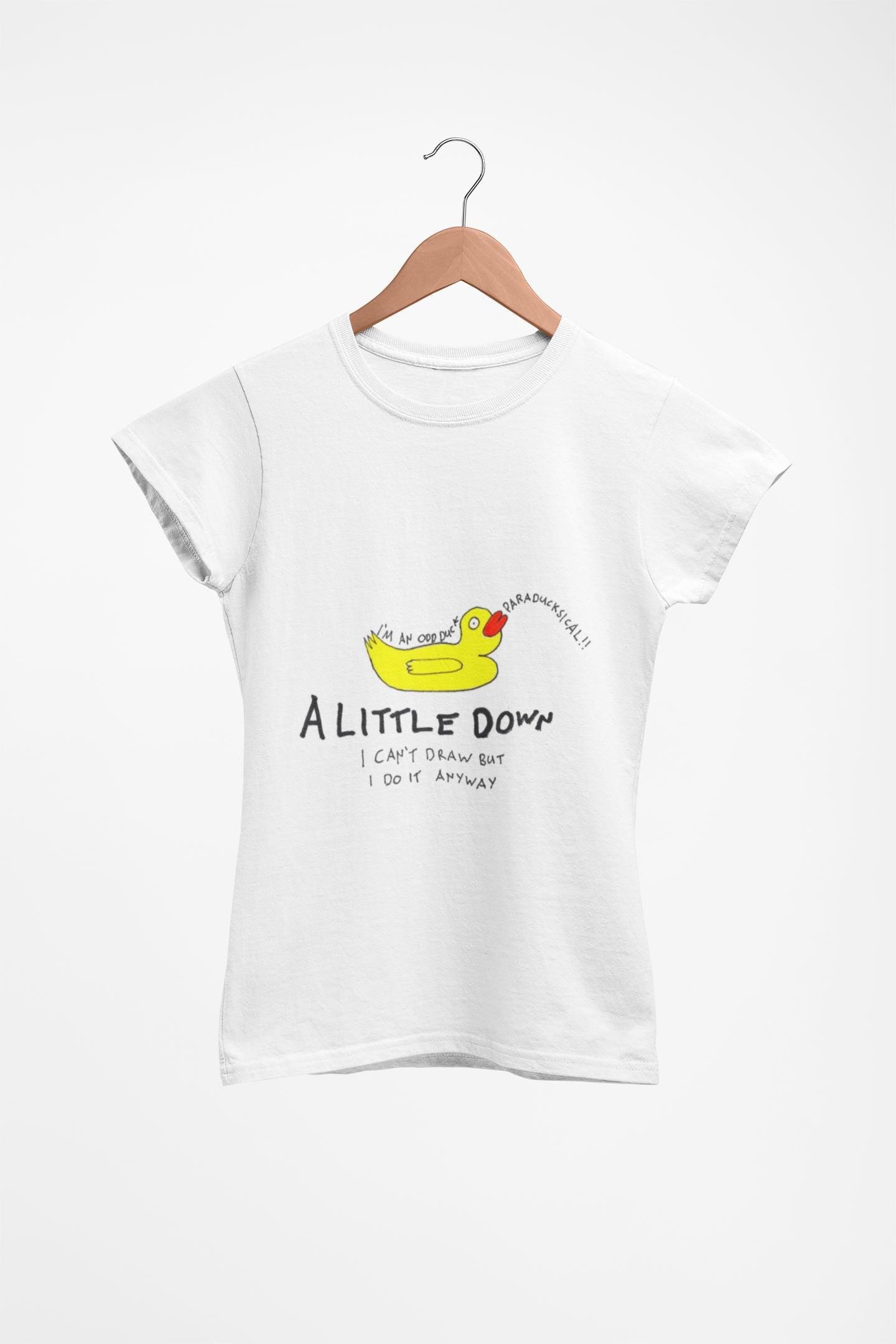 Odd Duck T-Shirt | Mental Health Awareness, Hand Drawn Art, UK Artist