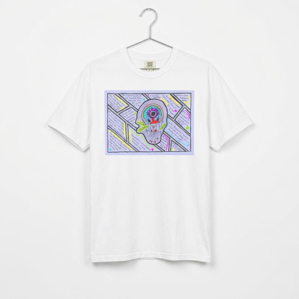 OddDuckBar Psychedelic Musings on the Infinite on a t-shirt