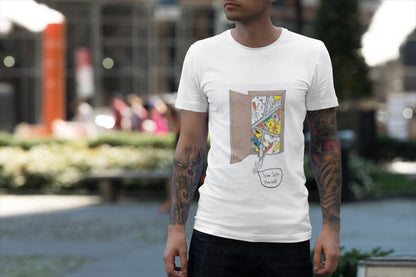 Step Into Yourself | Motivational T-shirt | Shadow Work | Hand Drawn | U.K. Artist