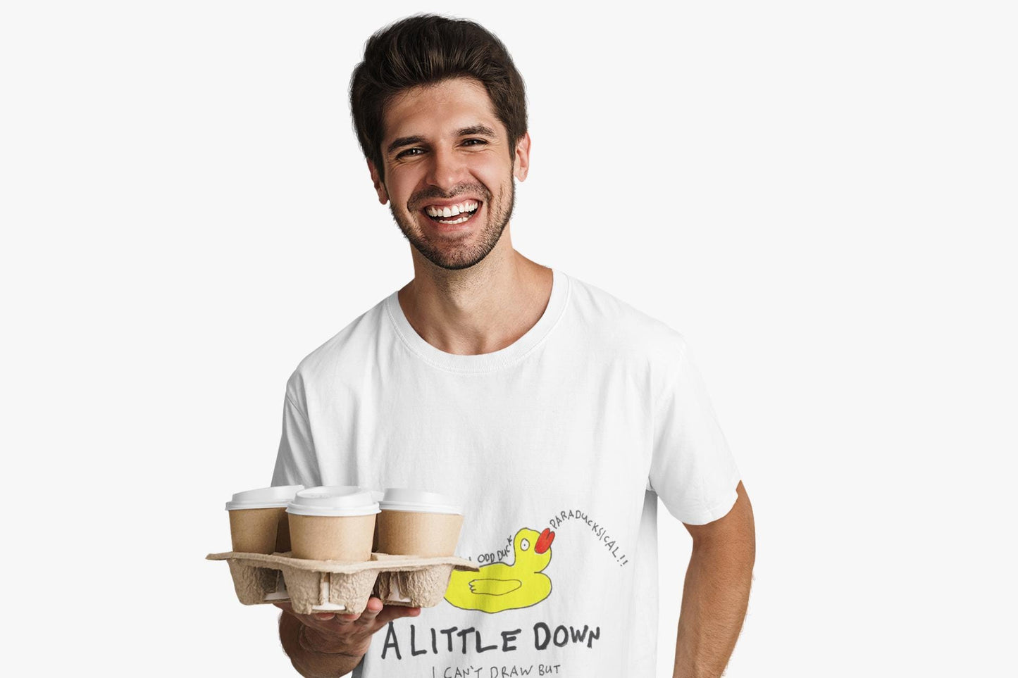 Odd Duck T-Shirt | Mental Health Awareness, Hand Drawn Art, UK Artist