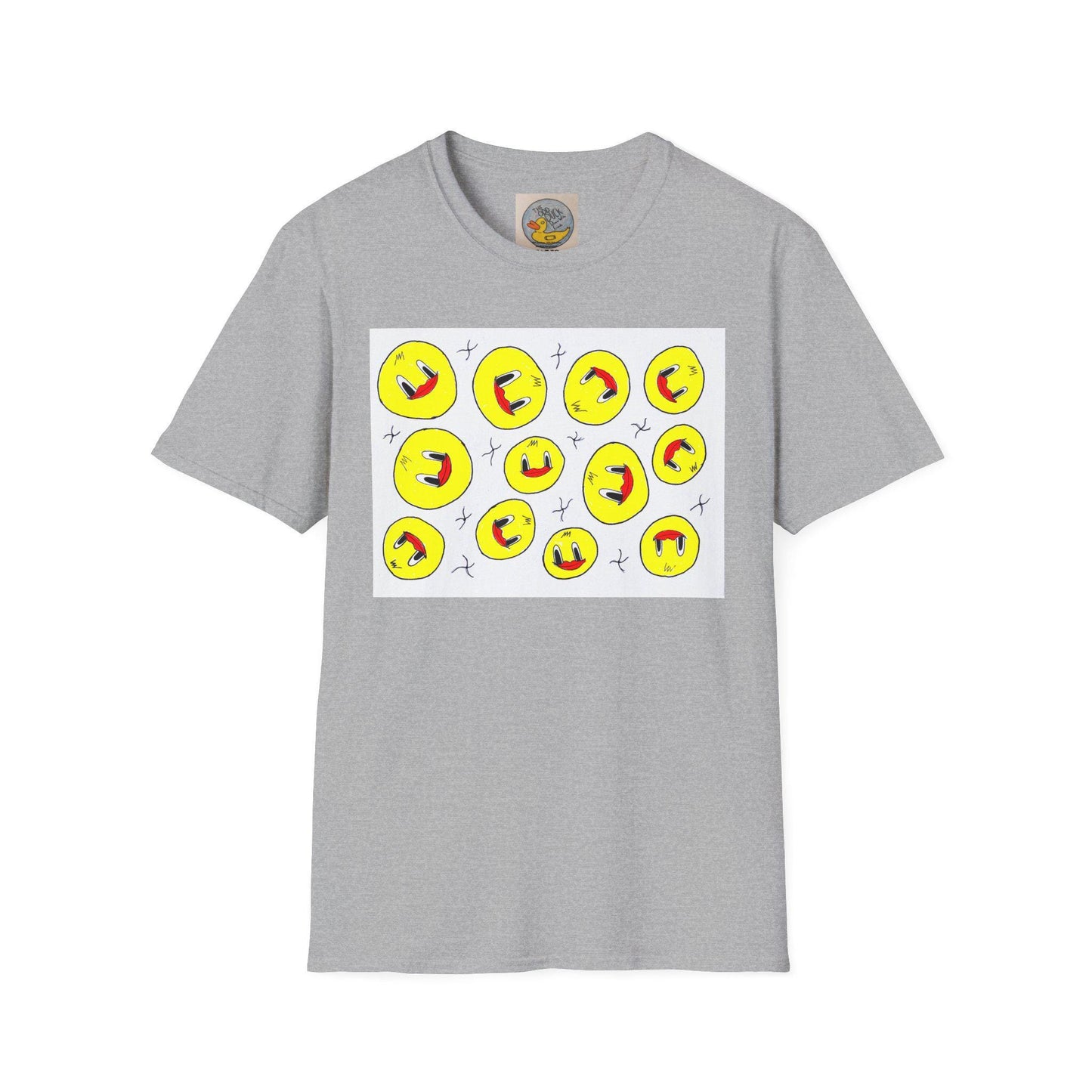 Smug Ducks Bubble Tee | Psychedelic Hand Drawn Animal Art T-Shirt