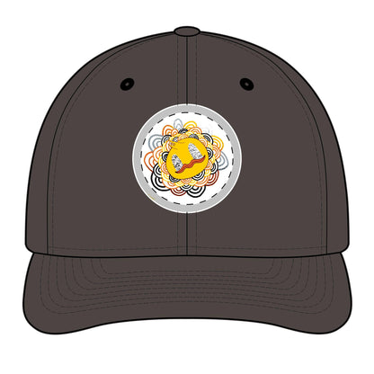TheOddDuckBar Mascot Embroidered Trucker Cap | Mandala Logo Snapback Hat