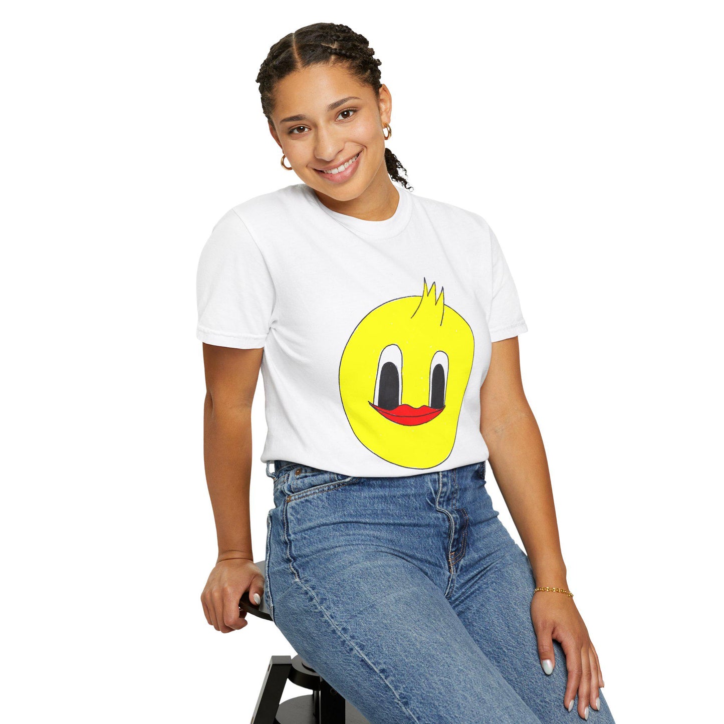OddDuckBar T-shirt Smug Duck  | Funny Duck Illustration, Retro Cartoon Tee