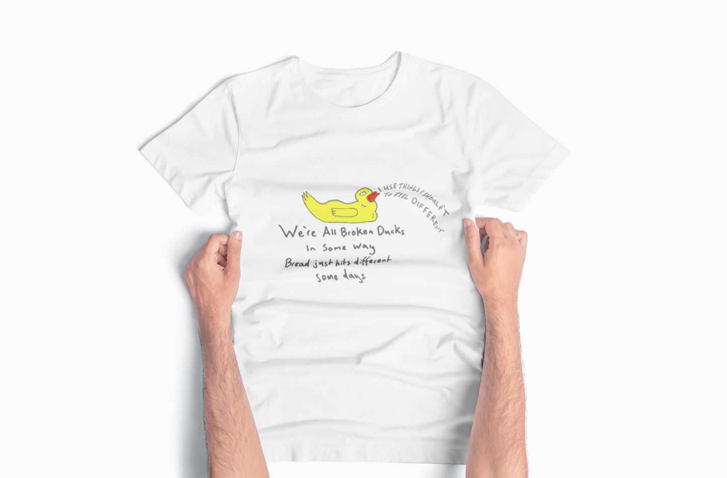 Mental Health Awareness T-Shirt | Addiction T-Shirt | Odd Duck | Hand Drawn | U.K. Artist