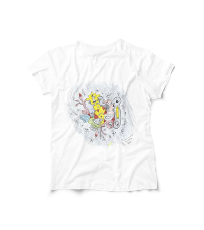 Duck Mandala Octopus Tee | Surreal Abstract Merging Objects