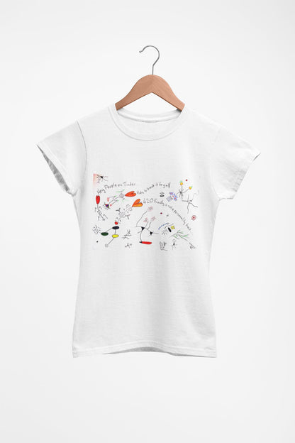 Petty 420 Friendly Personality ducks T-Shirt | Minimalist Abstract Tinder Dating