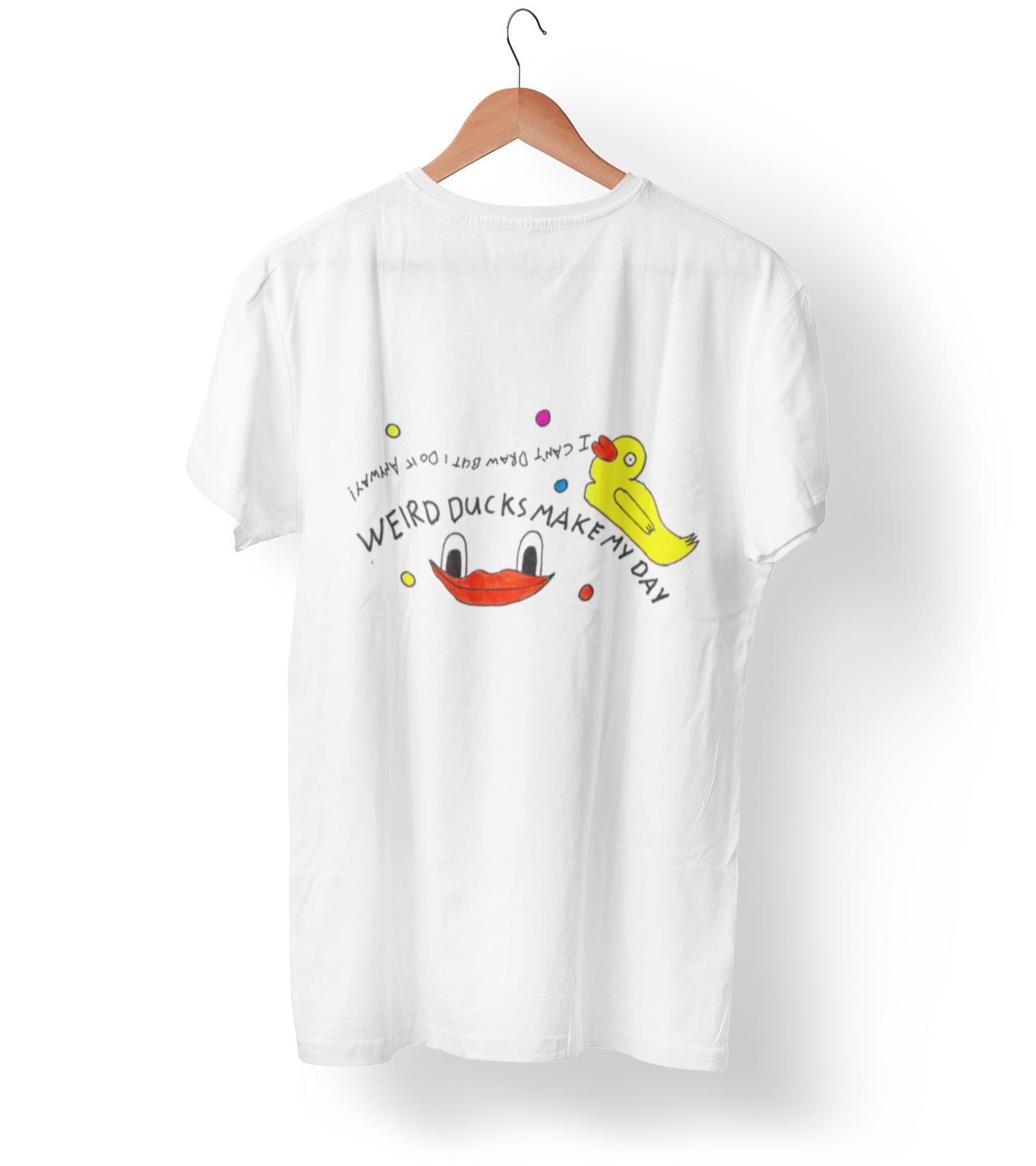 Weird Ducks Make My Day T-Shirt | I Can't Draw But Do It Anyway Graphic Tee