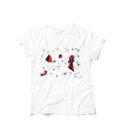 Joan Miró Inspired Alien T-Shirt | Minimalist Abstract Hand Drawn Tee