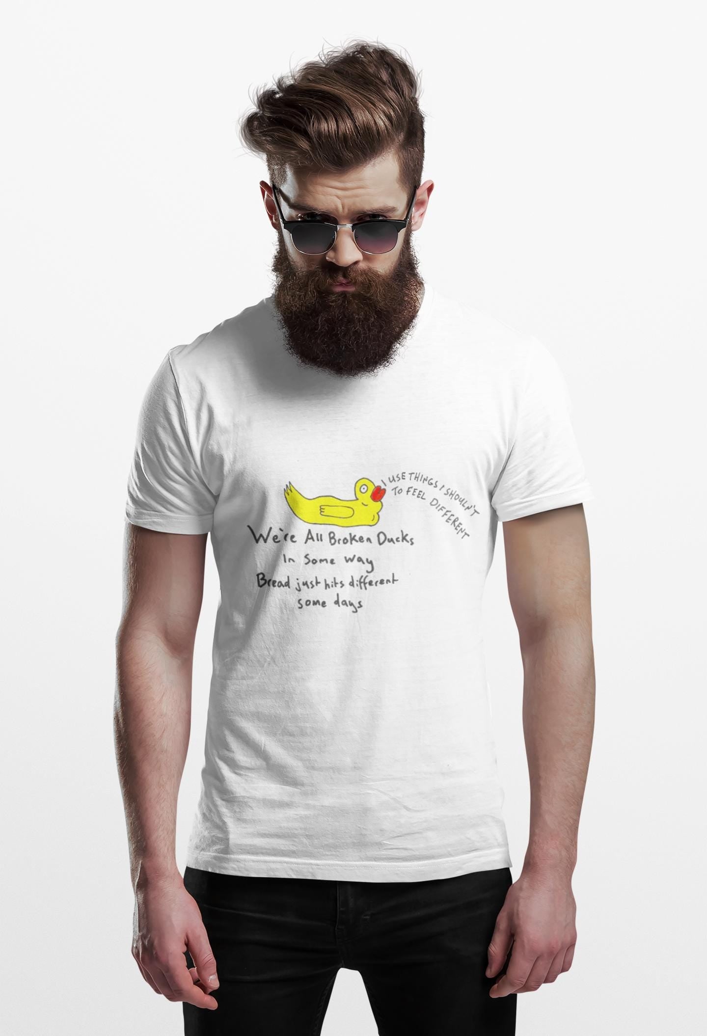 Mental Health Awareness T-Shirt | Addiction T-Shirt | Odd Duck | Hand Drawn | U.K. Artist