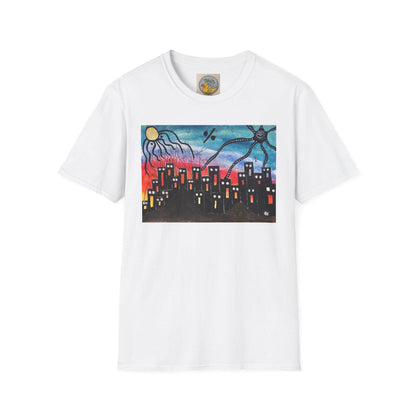 Lovecraftian Tentacles Watercolor T-Shirt | Cosmic Horror Abstract