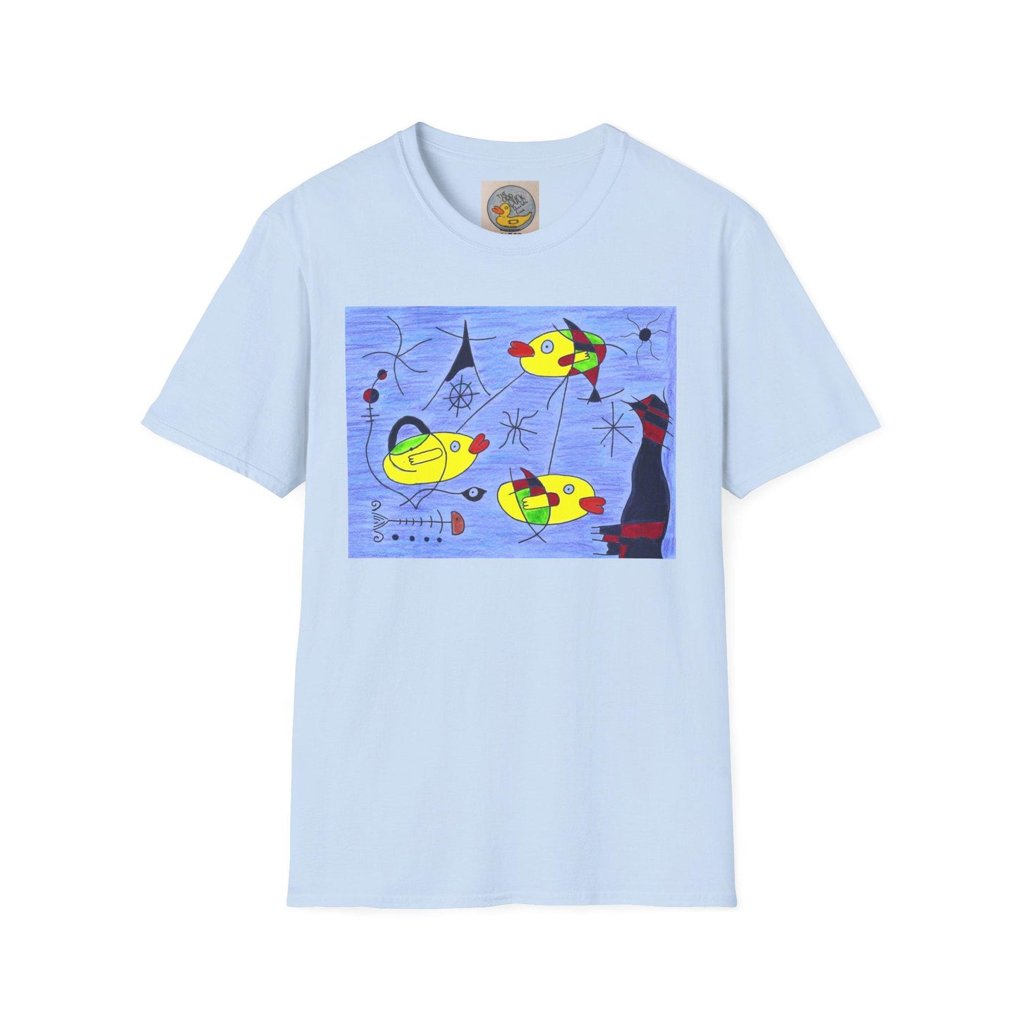 Joan Miró Style Duck Print Tee | Surrealist Abstract Art T-Shirt