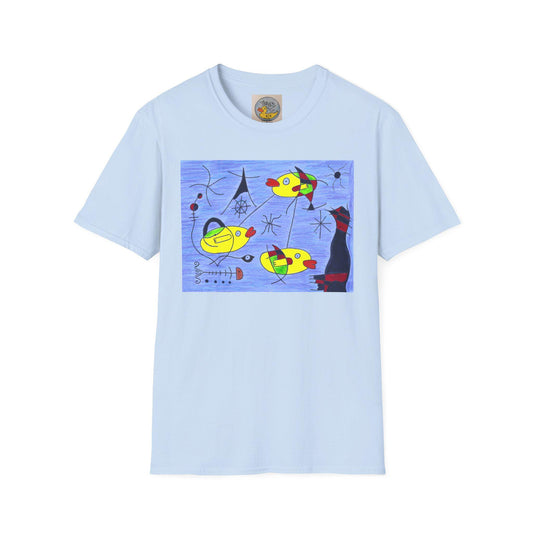 Joan Miró Style Duck Print Tee | Surrealist Abstract Art T-Shirt