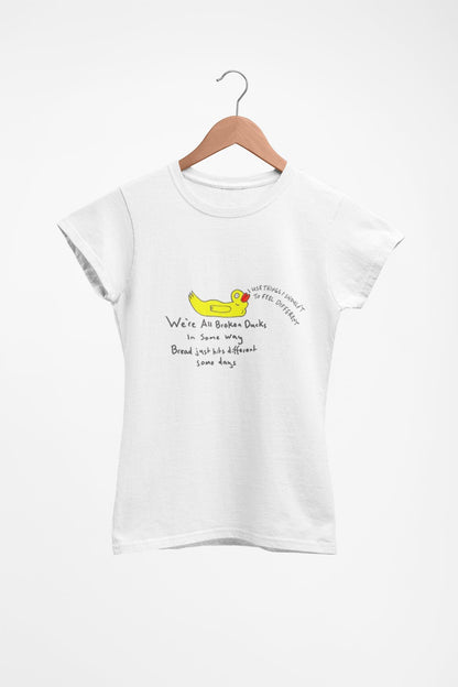 Mental Health Awareness T-Shirt | Addiction T-Shirt | Odd Duck | Hand Drawn | U.K. Artist