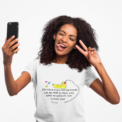 Alan Watts Mindfulness Quote T-Shirt | Meditation Spirituality Quote | TheOddDuckBar | Hand Drawn Tee Slogan
