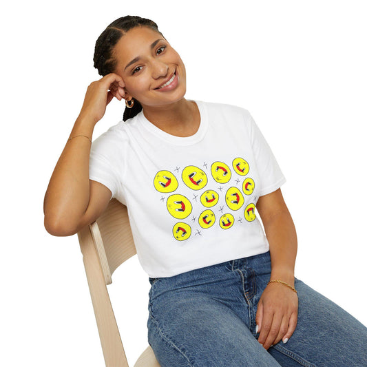 Smug Ducks Bubble Tee | Psychedelic Hand Drawn Animal Art T-Shirt