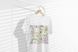 Surreal Psychedelic Mushroom Garden T-Shirt | Abstract Floral Fungi Art